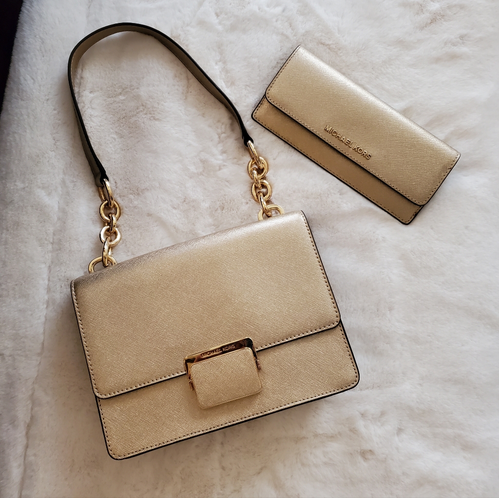 Michael Kors Brand New Cynthia Handbag And Wallet.